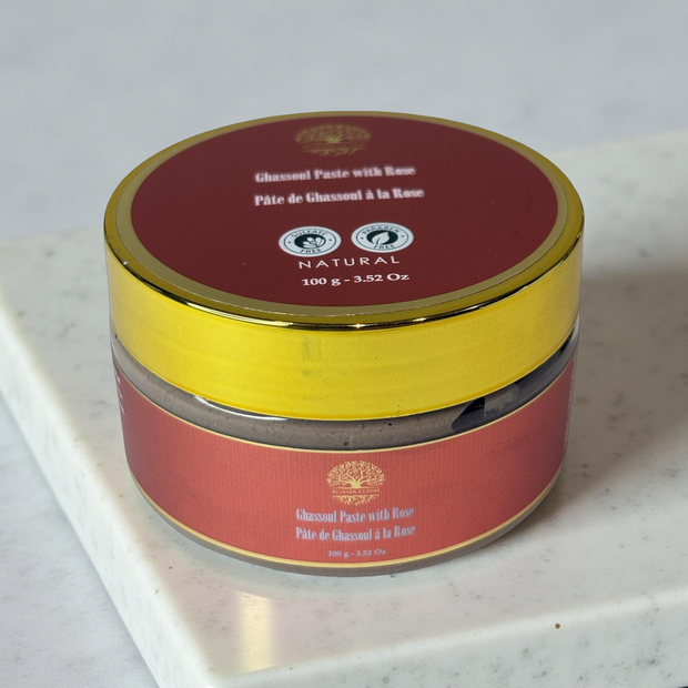 Ghassoul Paste with Rose - 100 Organic