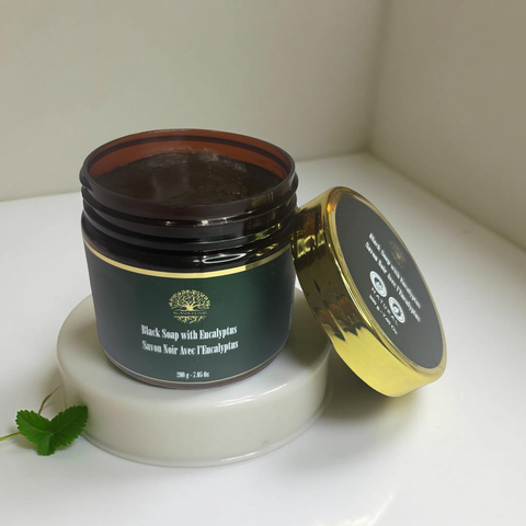 Black Soap with Eucalyptus