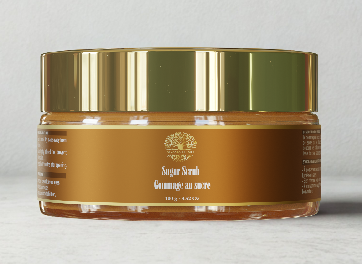 Gommage au sucre biologique