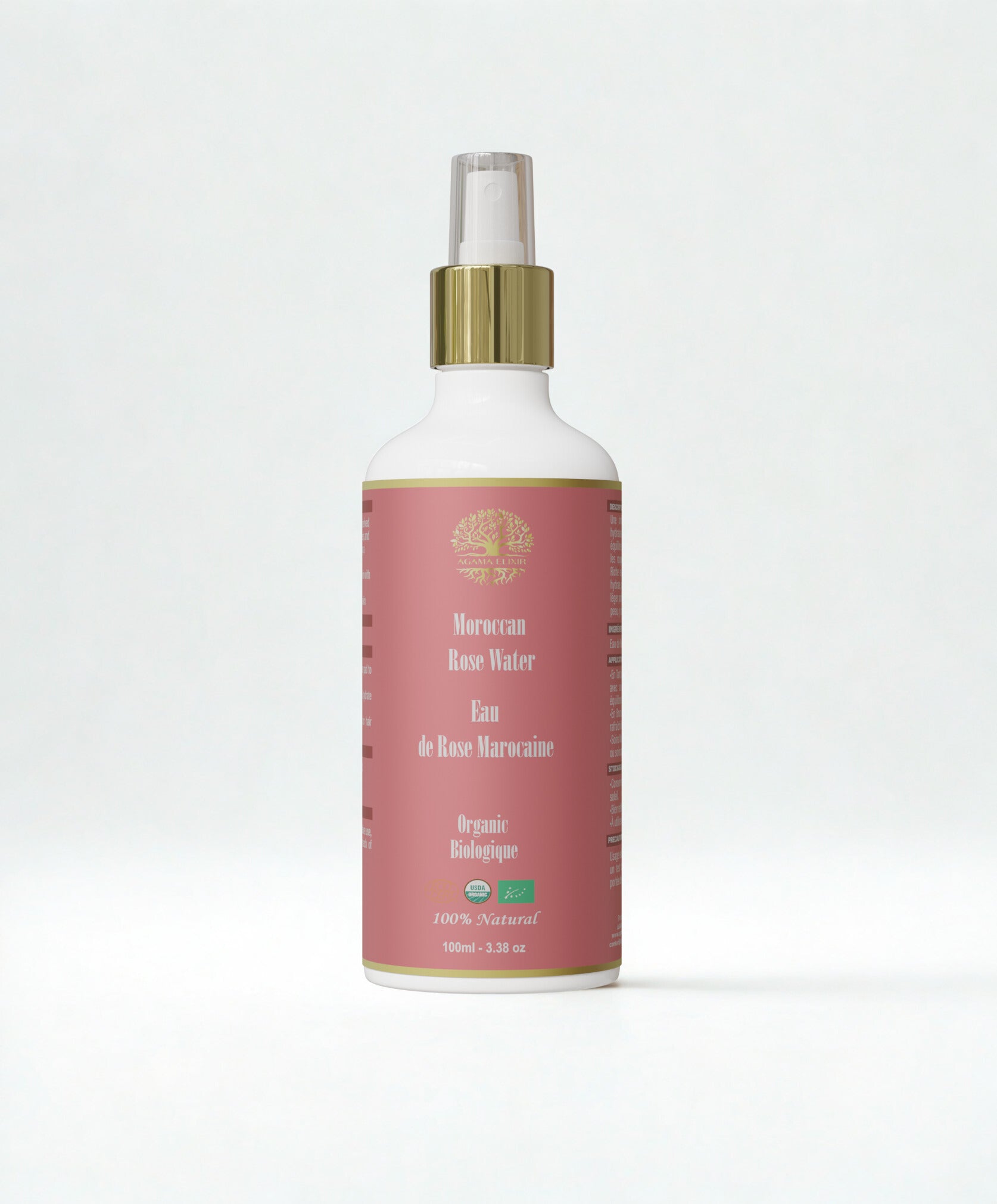 Pure natural Moroccan rose water 